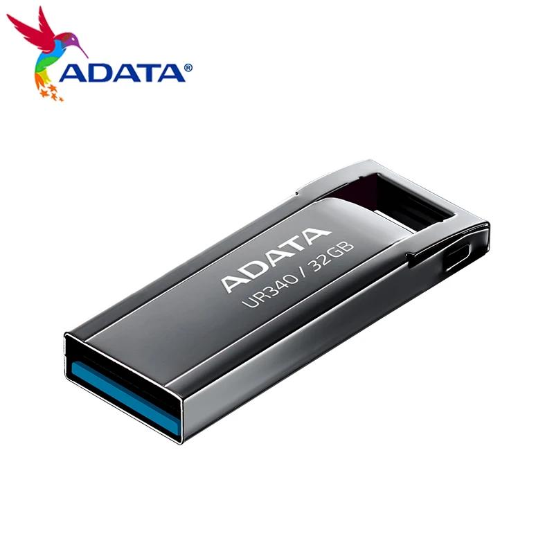 ADATA USB UR340 ÷ ̺, USB 3.2 Gen1  ̺,  100 MB/s, Ż  ޸ ƽ  ̺, U ũ, 32GB, 64GB, 128GB